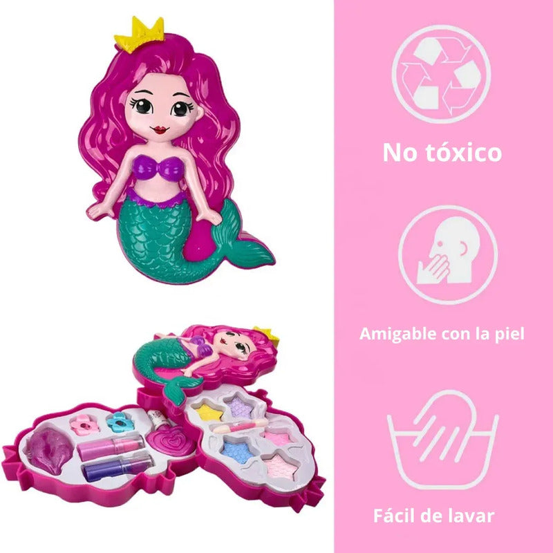 Set De Maquillaje Sirena 2 Pisos