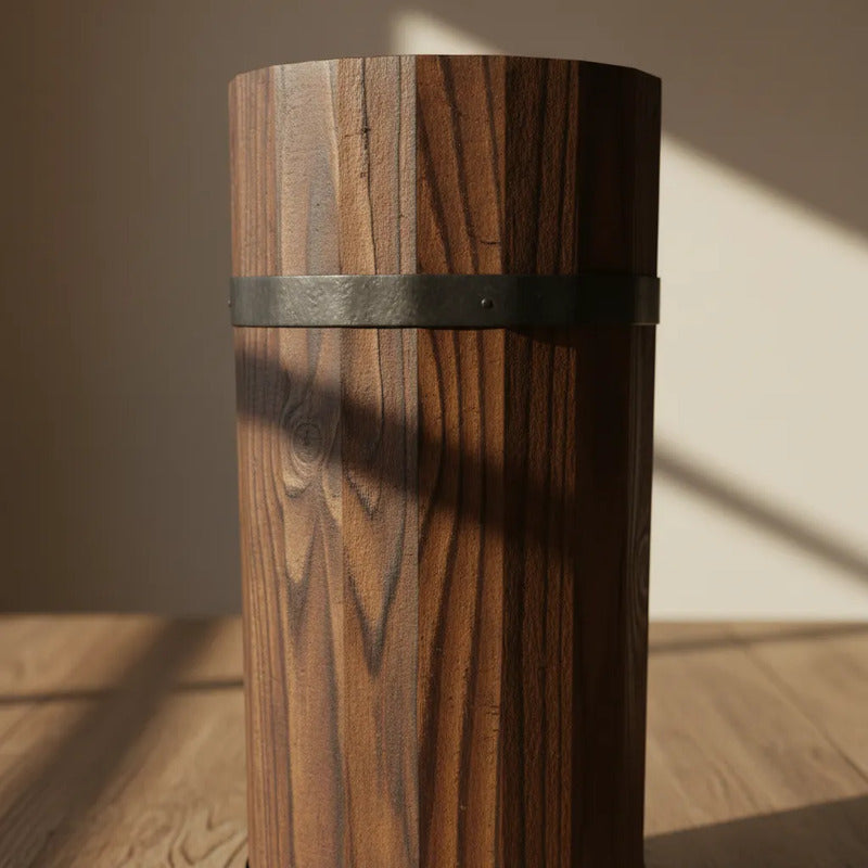 Jarrón De Madera 49 cm