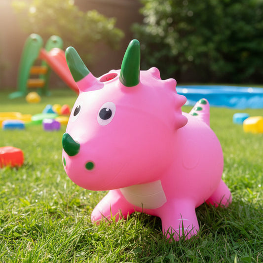 Dino Saltarín De Goma Inflable