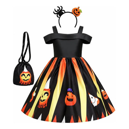 Disfraz Halloween con Bolsa y Vincha