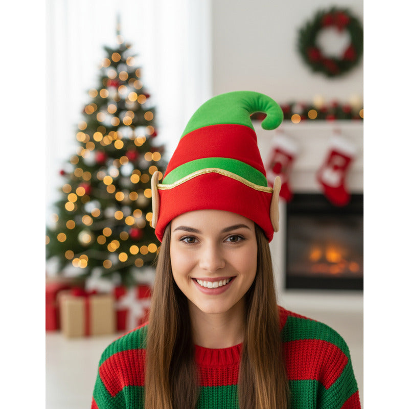 Gorro  Duende Con Orejitas