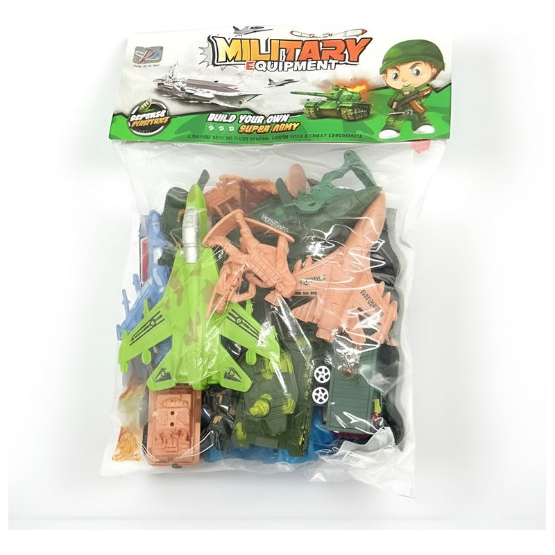 Soldados Y Aviones Militares En Bolsa