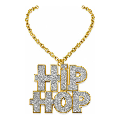 Collar Hip Hop Con Brillo