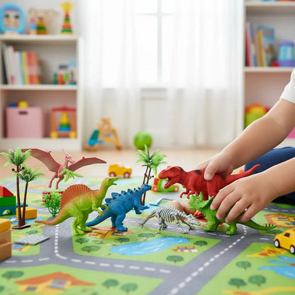 Set Dino En Caja Grande