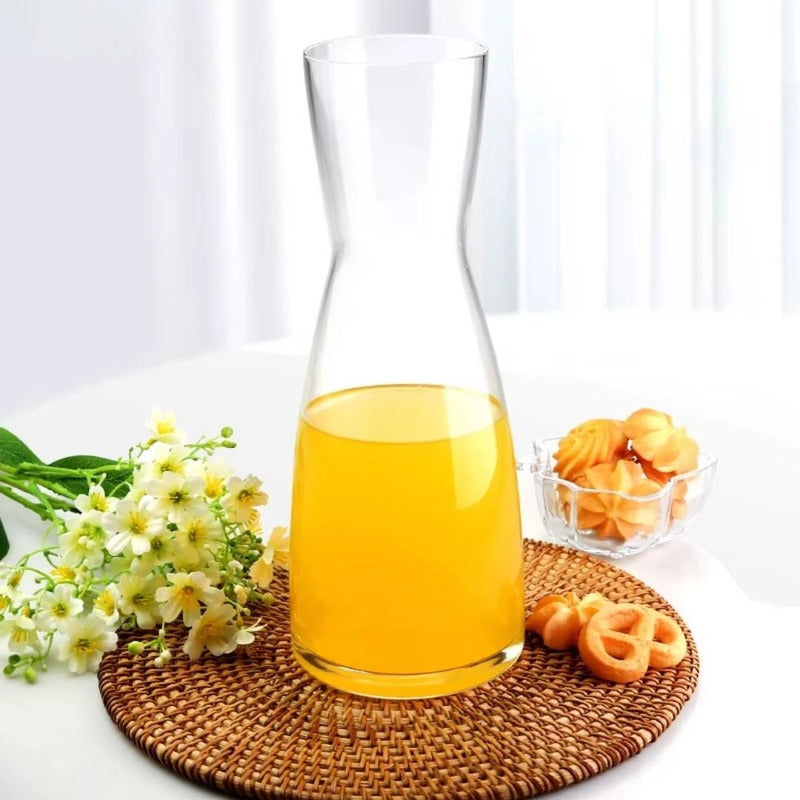 Florero De Vidrio Diseño Cuello 16,5cm