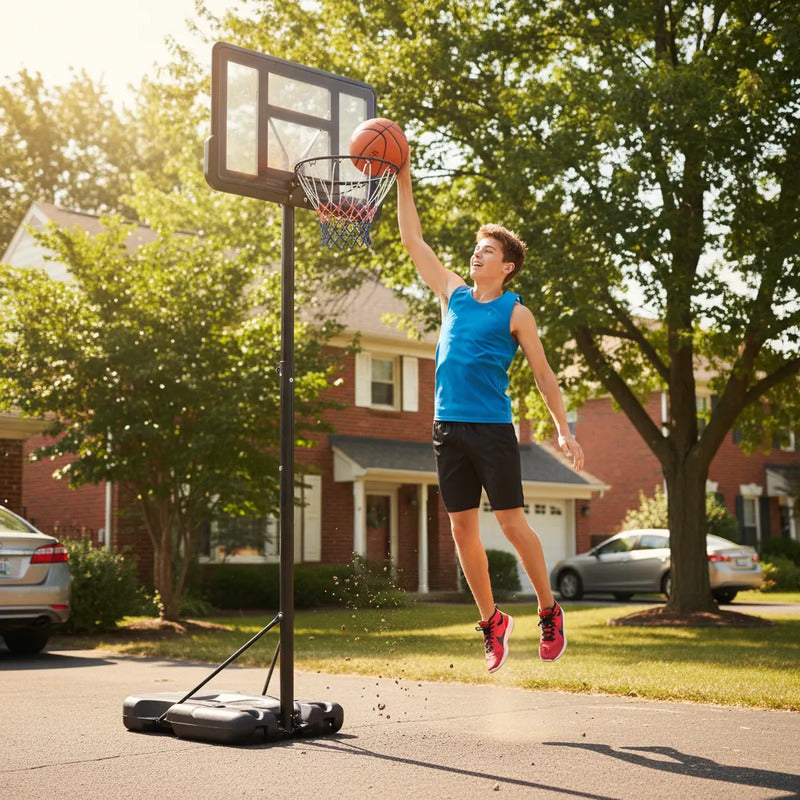 Aro De Basket Con Soporte 305 cm