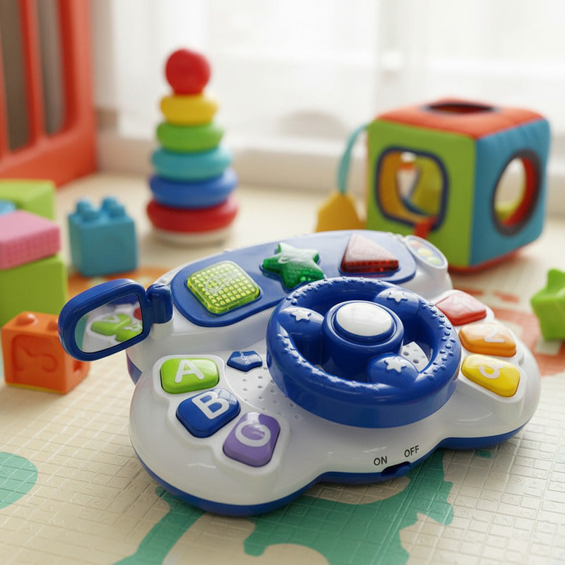 Volante Didáctico Con Luces Y Sonido 20 X 7,5 cm