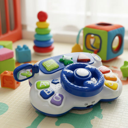 Volante Didáctico Con Luces Y Sonido 20 X 7,5 cm