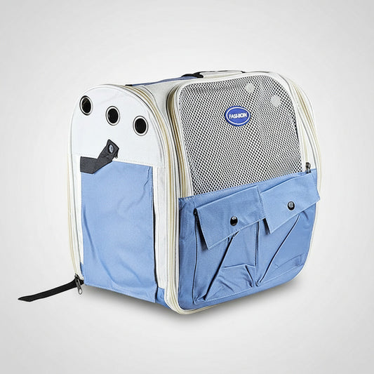 Mochila Transportadora Para Mascota Con Bolsillos 35 X 36 cm