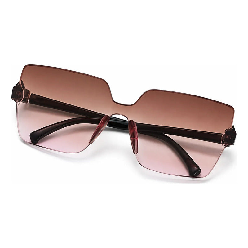 Lentes Estilo Oversize Degradé