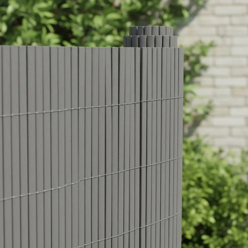 Cerca De Pvc Gris