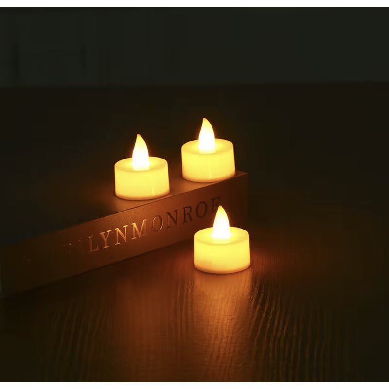 Vela Led Mini 3,5cm Blanco Cálido X10