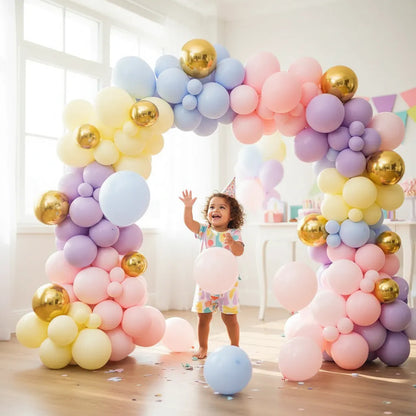 Kit Arco De Globos Pastel