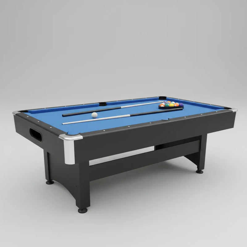 Mesa Profesional De Pool Con Paño Azul
