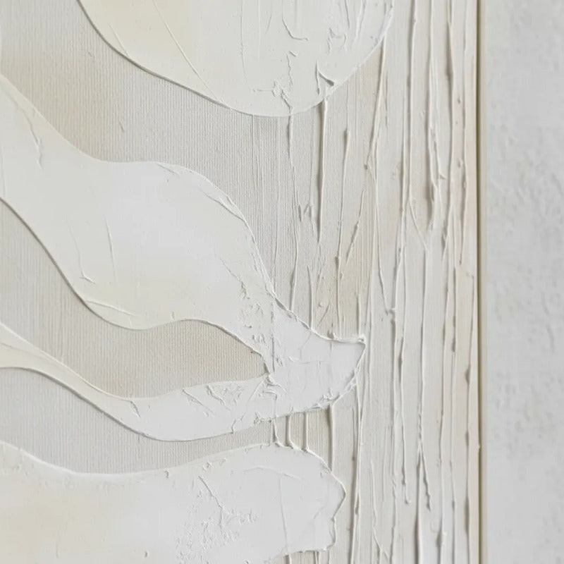 Cuadro Minimalista Contemporáneo Con Ondas