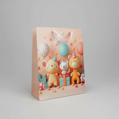 Bolsa De Regalo Chica Diseño Infantil 3D