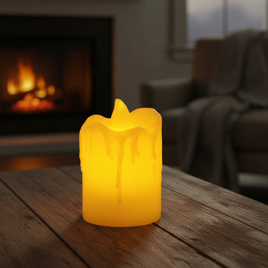 Vela Led A Pila Efecto Cebo 5cm