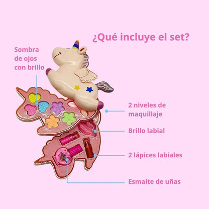 Set De Maquillaje Petaca Unicornio