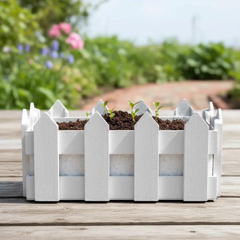 Maceta Jardinera Plástica Grande 7cm