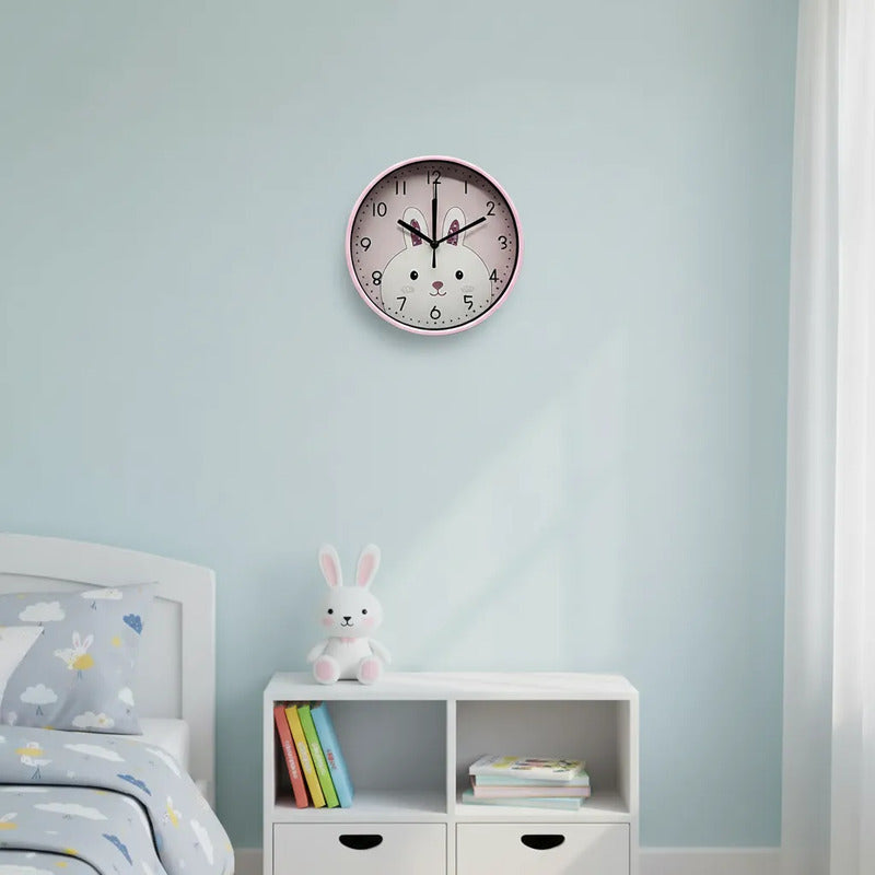 Reloj De Pared Infantil Conejo