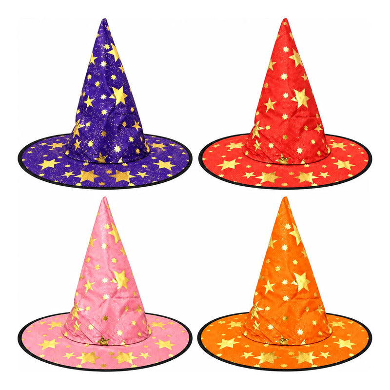 Sombrero De Bruja Estrellas