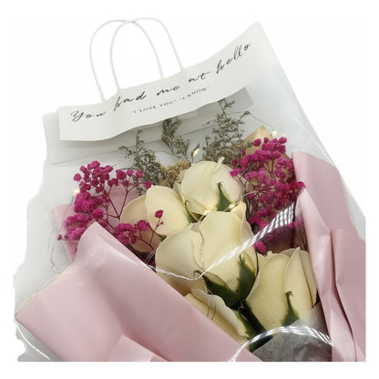 Ramo De Rosa Artificial Con Luces Led