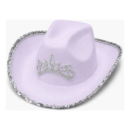 Sombrero Cowboy Con Corona y Strass