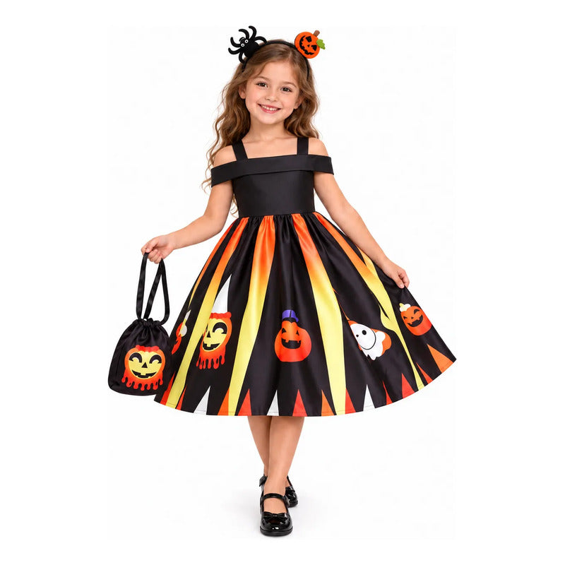 Disfraz Halloween con Bolsa y Vincha