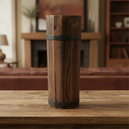 Jarrón De Madera 39 cm
