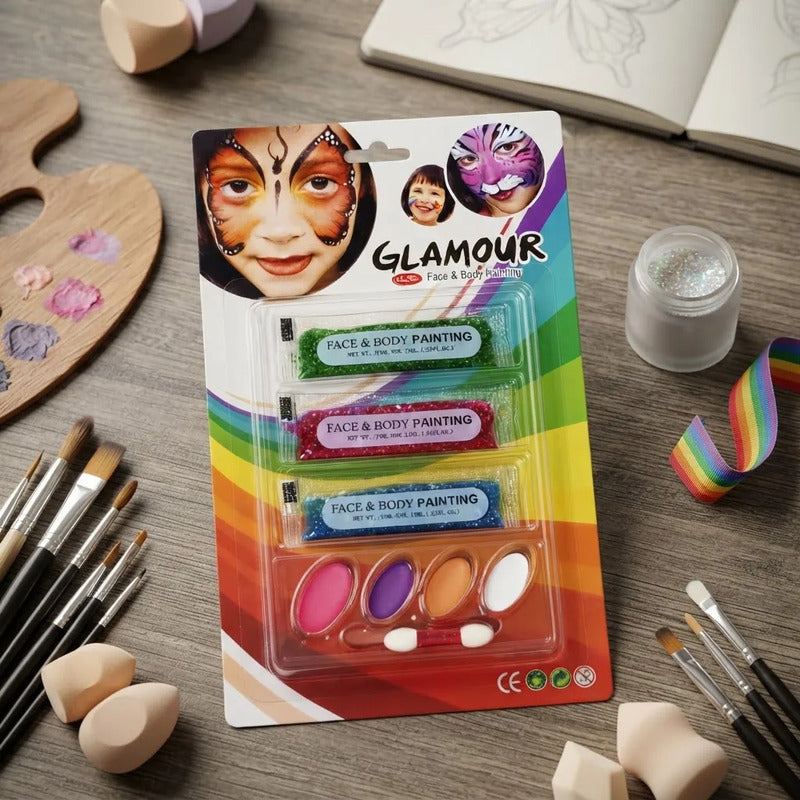Set De Pinturas Brillantina