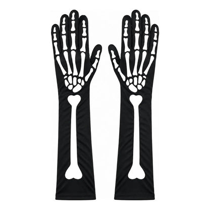 Guantes Largos Calavera