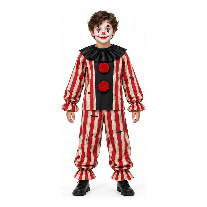 Disfraz Payaso Macabro Niños