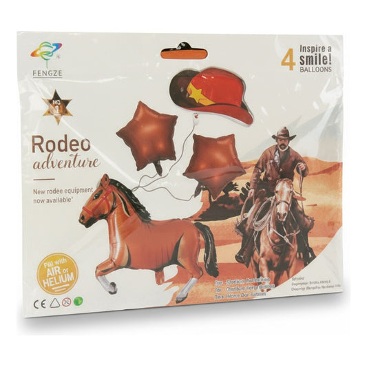 Set De Globos Cowboy
