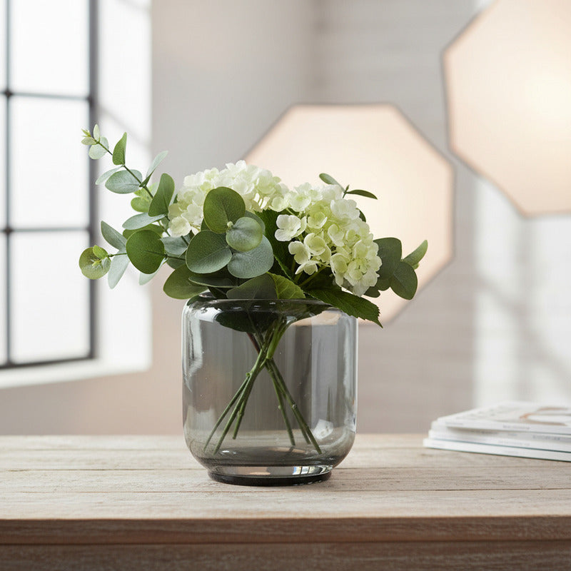 Florero De Vidrio Oscuro 8,5 cm