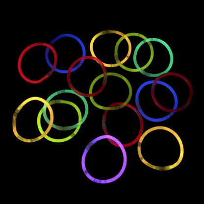 Pulseras Químicas Luminosas X100 Unidades