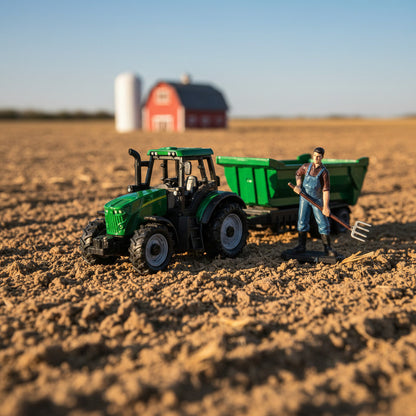 Tractor De Granja Con Muñeco