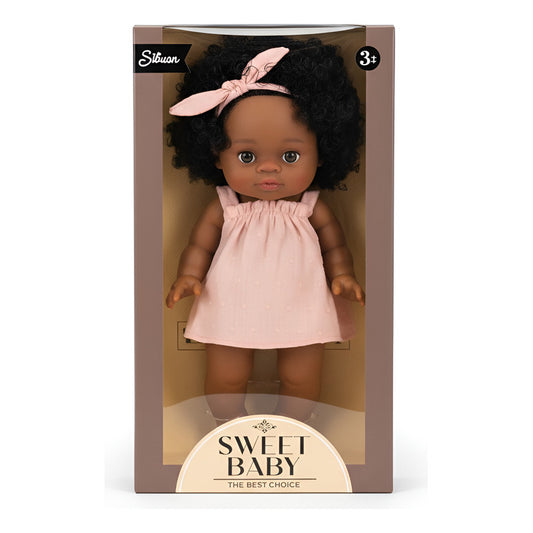 Muñeca Sweet Baby Con Rulos 33 X 16 cm