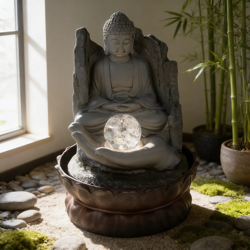 Fuente De Agua Zen Buda