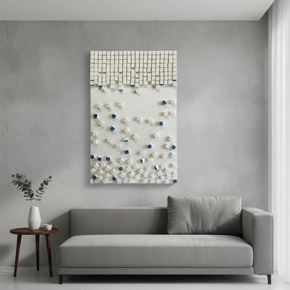 Cuadro Abstracto Con Relieve 3D