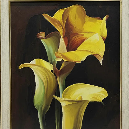 Cuadro De Flores Tres Cala