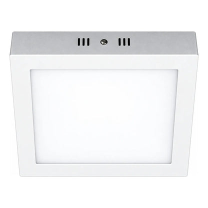 Plafón Panel Led Cuadrado Blanco Frío 18w