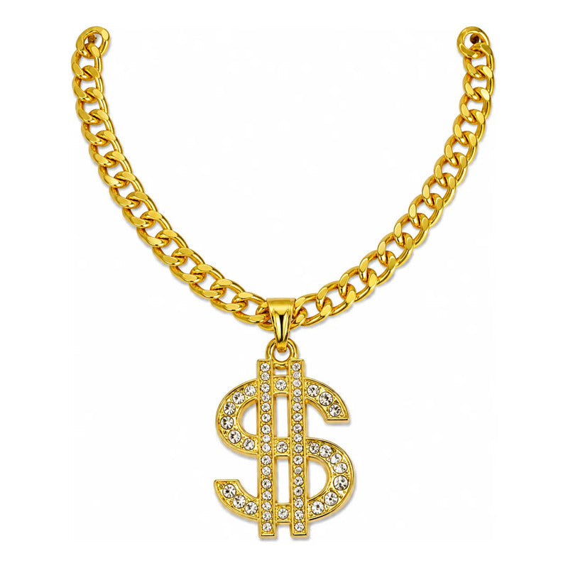 Collar Signo Con Diamantes