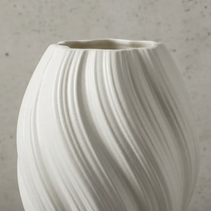 Florero De Plástico Diseño Espiral