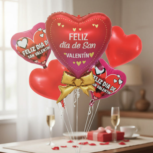 Set De Globos San Valentín