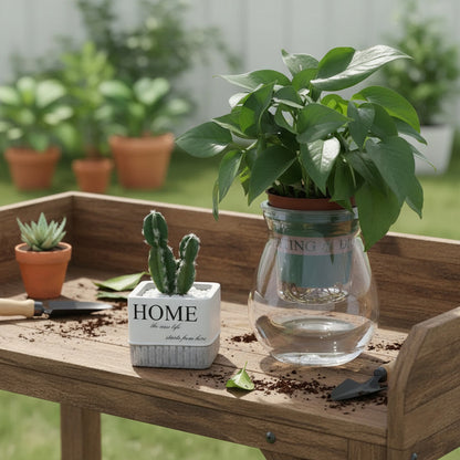 Maceta De Plástico Doble Fondo 22,5 cm