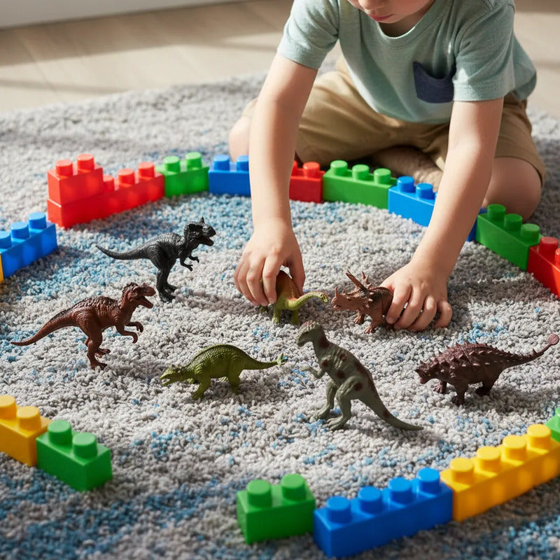 Set De Dinosaurios X6