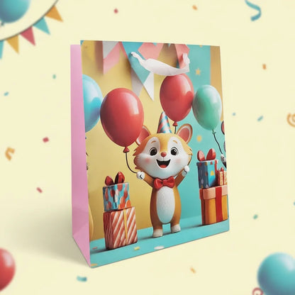 Bolsa De Regalo Grande Diseño Infantil 3D