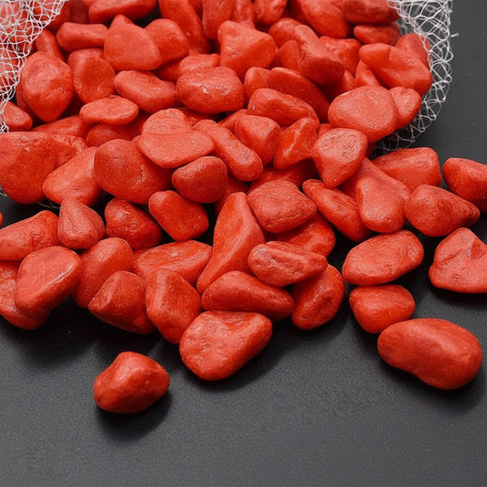 Piedras Decorativas Rojas 500g