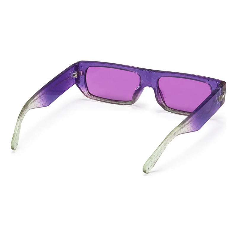 Lentes Rectangulares Con Glitter