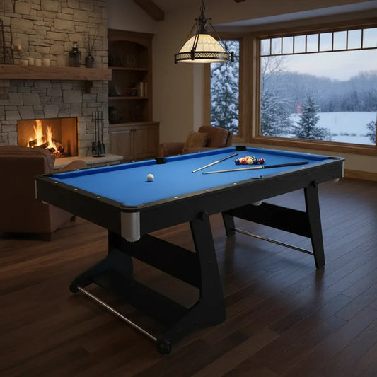 Mesa De Pool Plegable 3 En 1 - Mesa + Ping Pong + Pool